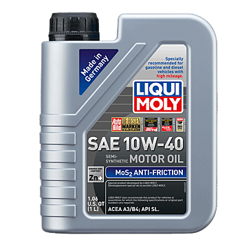 Liqui-Moly MoS2 Antifriction SAE 10W-40 Semi-Synthetic Engine Oil