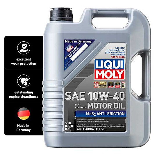 Liqui-Moly MoS2 Antifriction SAE 10W-40 Semi-Synthetic Engine Oil